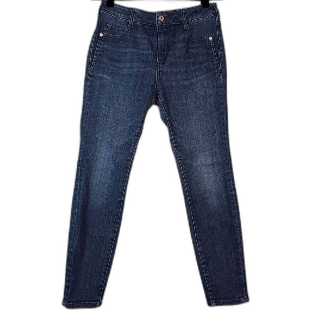 Pilcro Anthropologie High Rise Denim Leggings Jeans Women 28 Blue Stretch